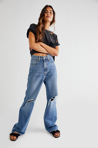 levi's high loose jeans