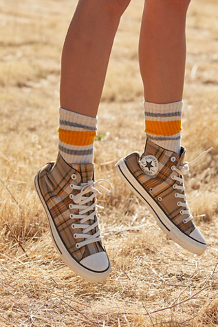plaid chuck taylors