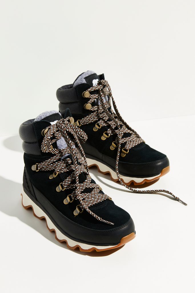 kinetic conquest leather & suede hiking boots