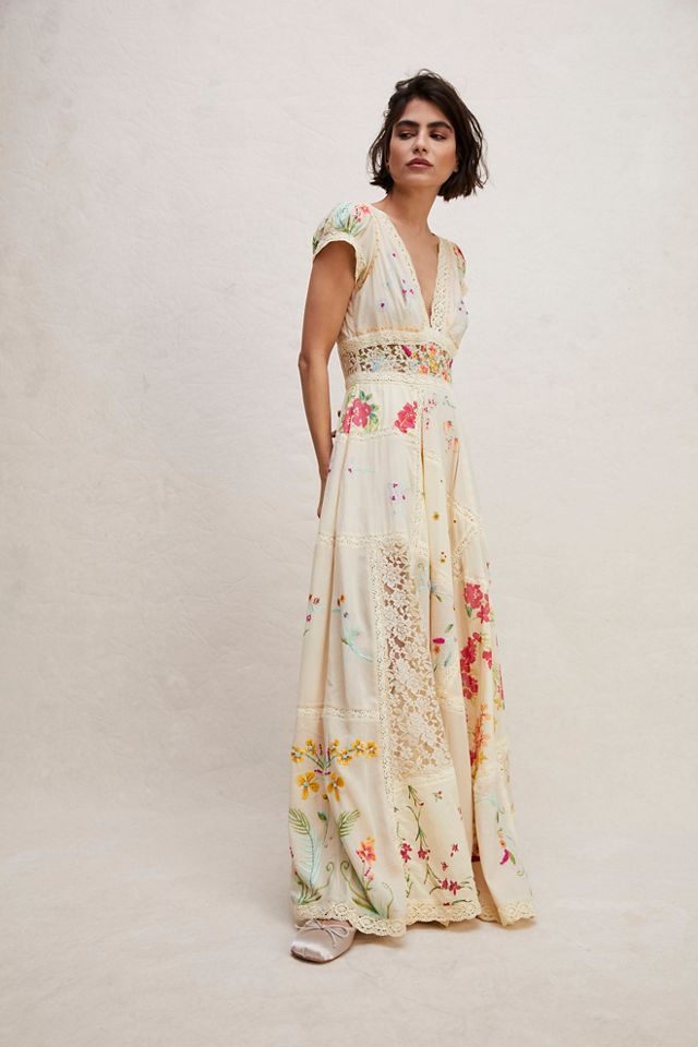 Free People Hibiscus Heaven Maxi Dress. 3