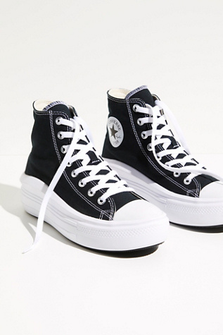 black and white platform converse