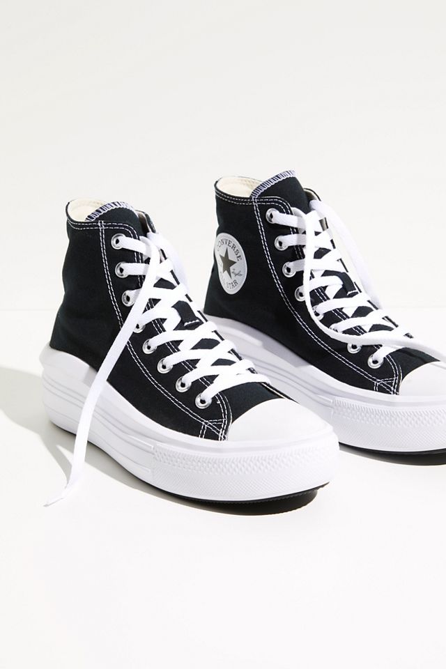 chuck taylor all star move platform glossy metal hi