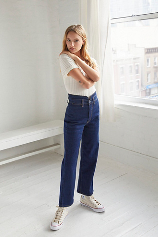 levi's ribcage straight leg jeans