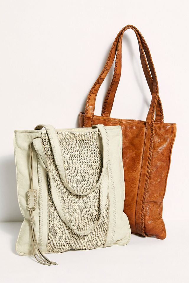 woven leather handbags on sale