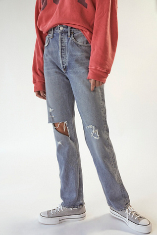 agolde pinch waist jeans radio