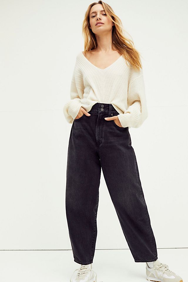 AGOLDE Elastic Balloon Jeans | Free People