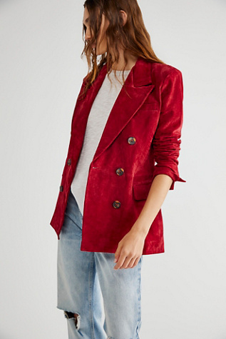 Suede Blazer
