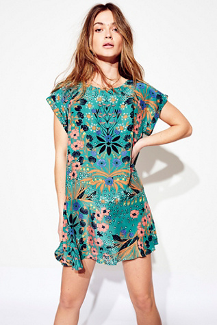 free people strawberry fields mini dress