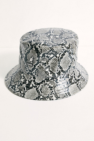 snake print bucket hat