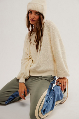 free people white sweater