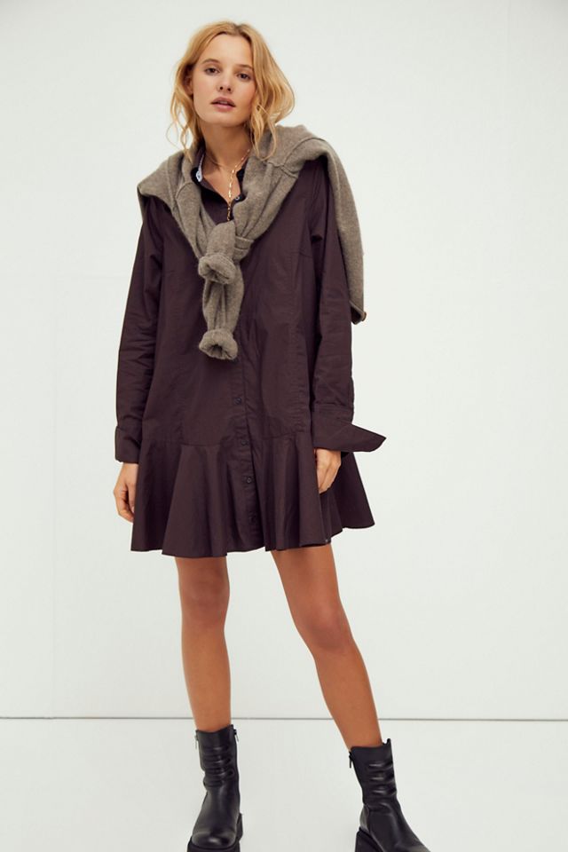 Free People All For You Shirt Dress. 1