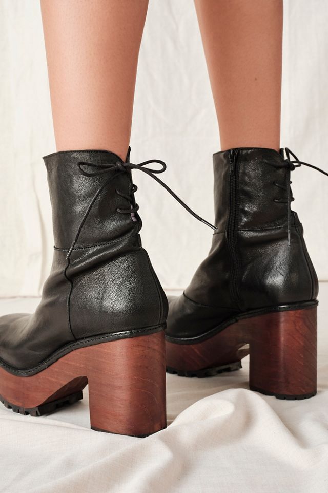 Platform clog boots hotsell