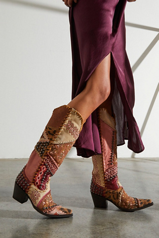 Free People Mexicali Patchwork Western Boots. 2