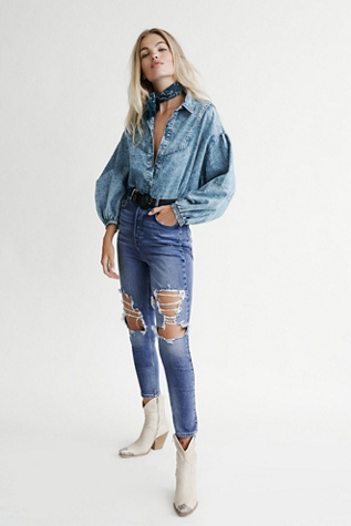 free people denim jeans