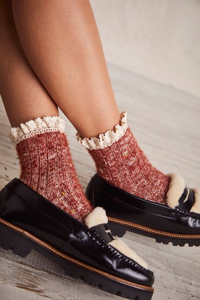 最も優遇 送料無料 フリーピープル Free People レディース 女性用 ファッション ソックス 靴下 Firecracker Flecked Ruffle Black 工場直送 Tintafresca Com Ar