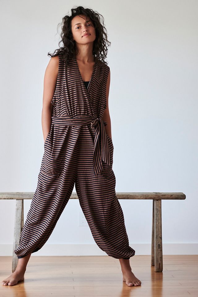 Find The Chi Striped Onesie Free People Uk