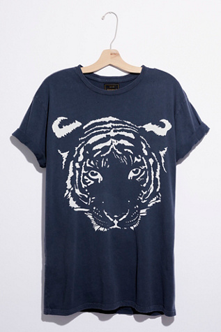 free people tiger t shirt