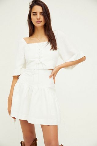 free people white gown