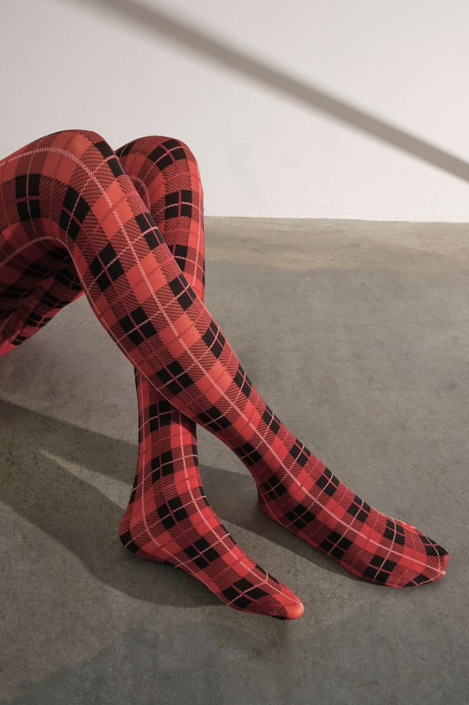 London Plaid Tights Free People