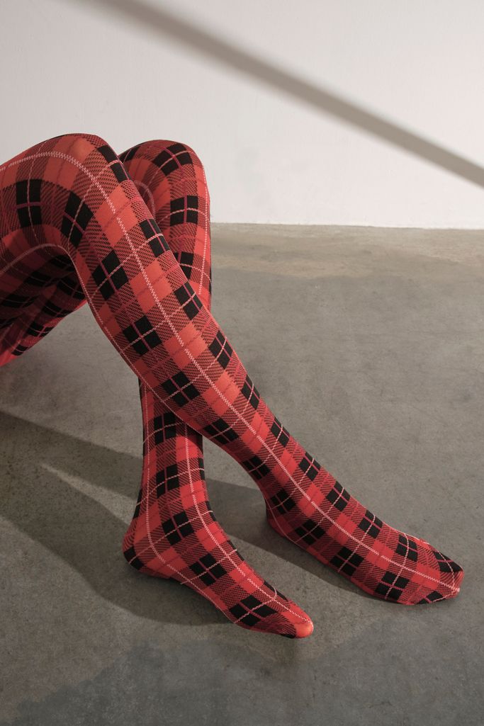 nike plaid tights