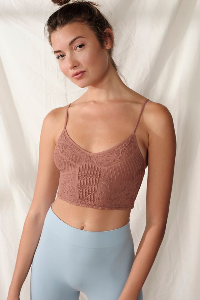 seamless longline bralette