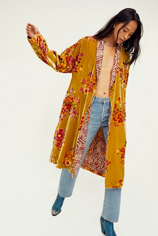 free people wildflower blossom duster jacket