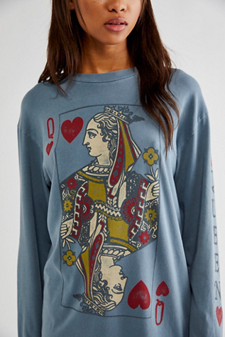 Queen Of Hearts Oversized Long Sleeve