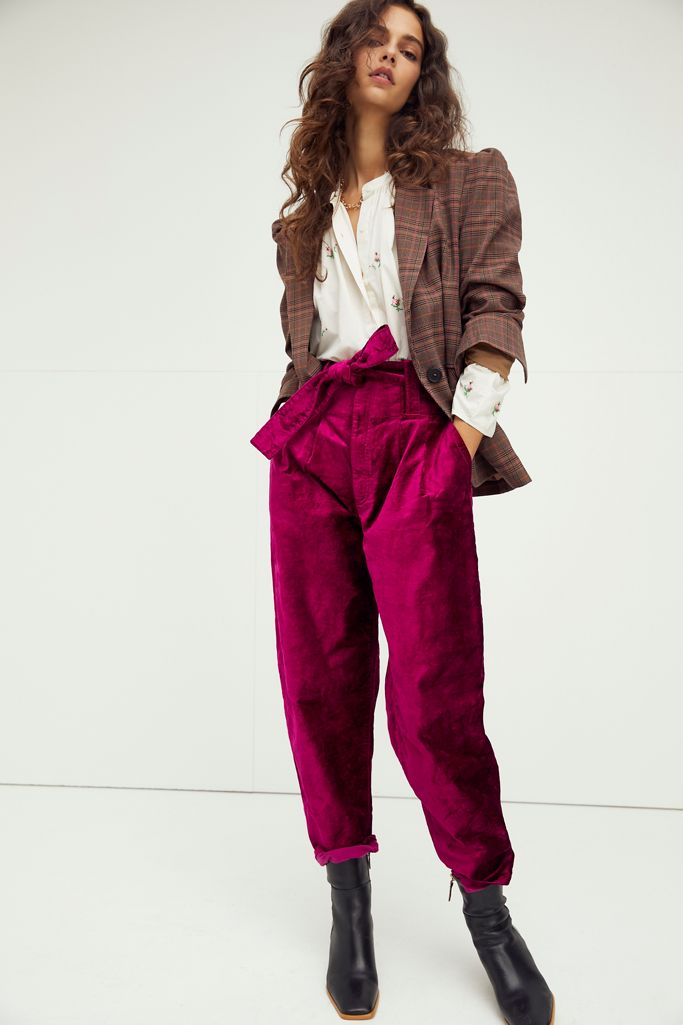 Ella Velvet Pants - Accessorize In Style