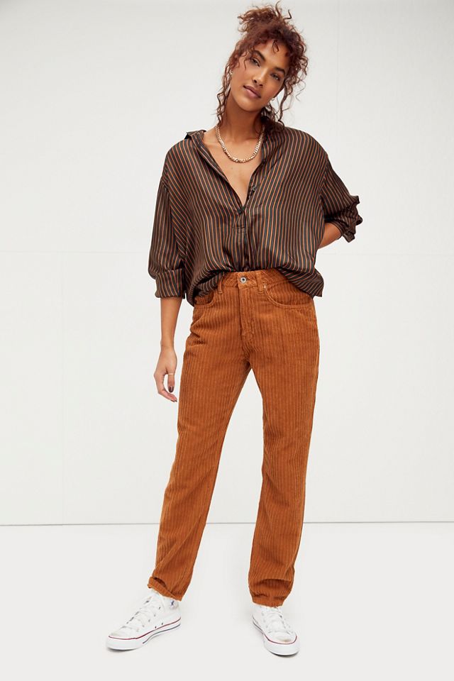The Ragged Priest Jumbo Cord Mom Jeans Free People