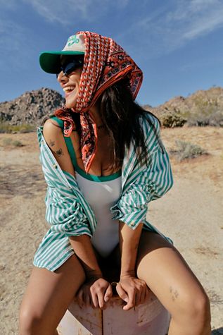 Lotus Paisley Print Bandana