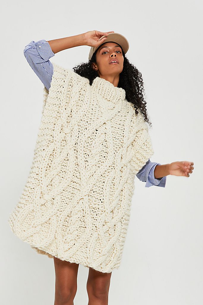 Mountain Cable Poncho | Free People