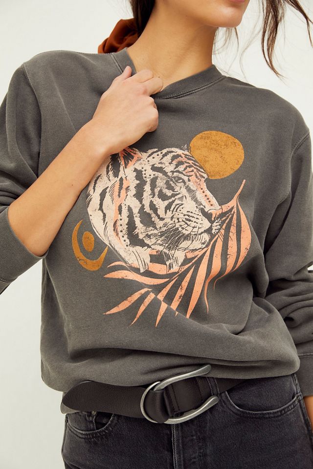clare v tiger sweatshirt