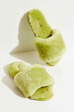 frankie shearling slippers