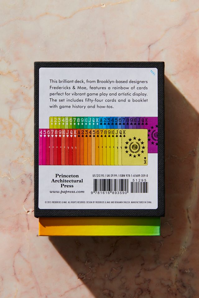 Free People Fredericks & Mae Rainbow Playing Cards. 4