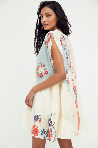 Free People Mended With Scarves Mini Dress - 59880252