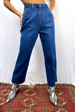 vintage high waisted wrangler jeans