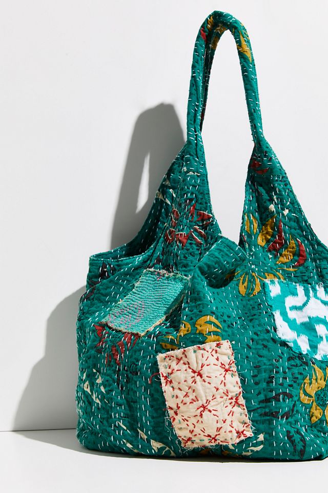 kantha tote