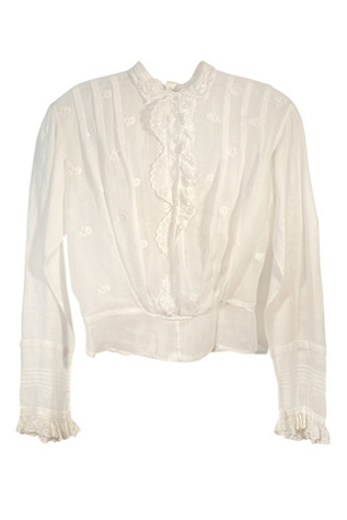 sheer victorian blouse