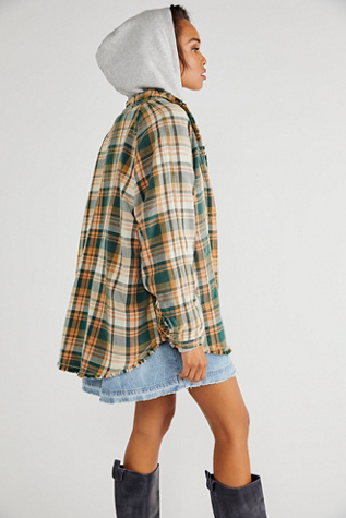 We The Free Summer Daydream Plaid Buttondown