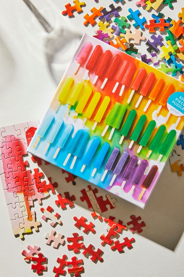 Rainbow Popsicle 500-Piece Puzzle | Free People