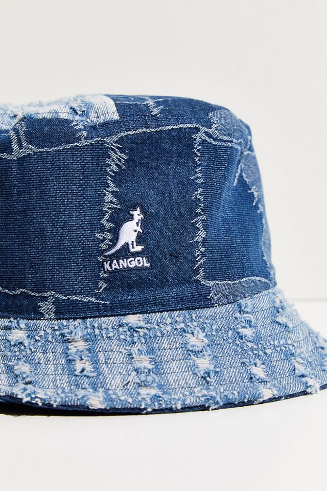Free People Denim Mashup Bucket Hat Free People Kangol Denim Mashup Bucket Hat - 60345014 main image 3