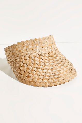 wicker sun hat