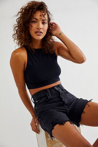 h&m wide leg crease trousers