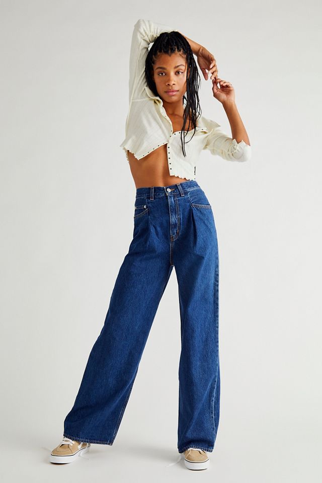 high loose levis black