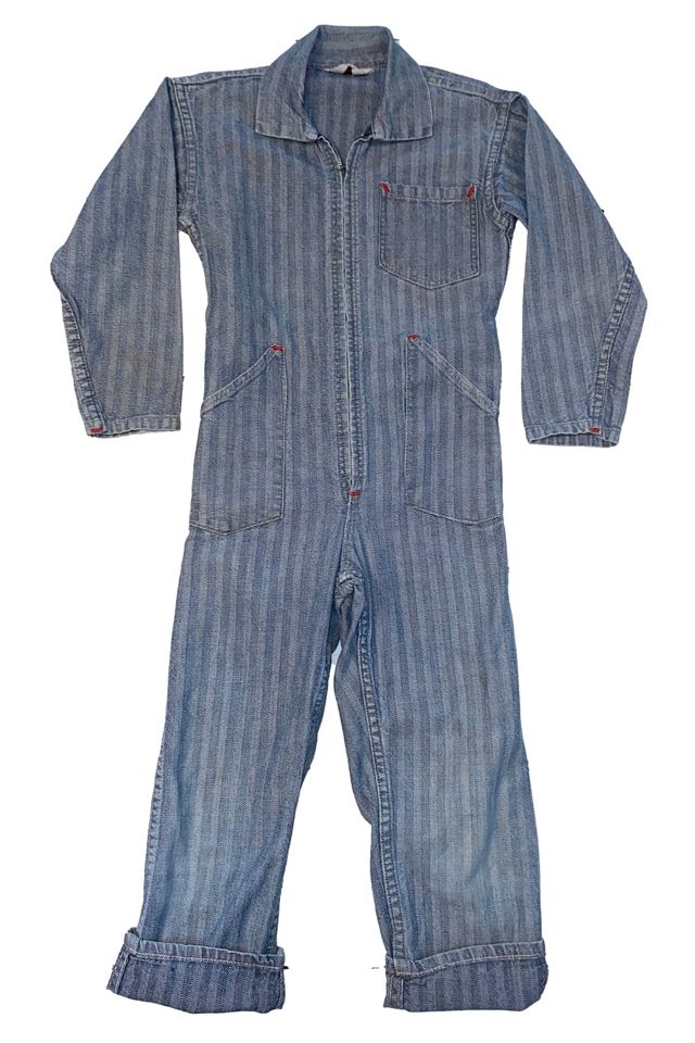 Vintage Kids ' Hickory Stripe Mechanic' Coveralls Selected by Deal Gone ...