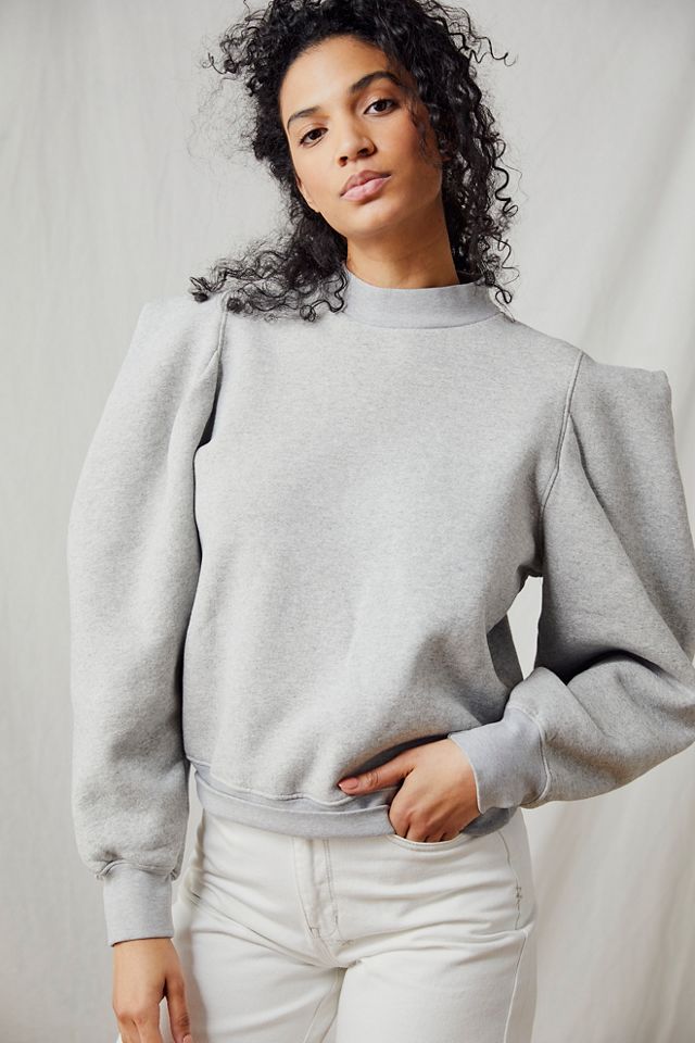 free people black sweatshirt