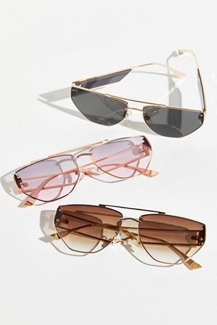 Retrograde Aviator Sunglasses | Free People