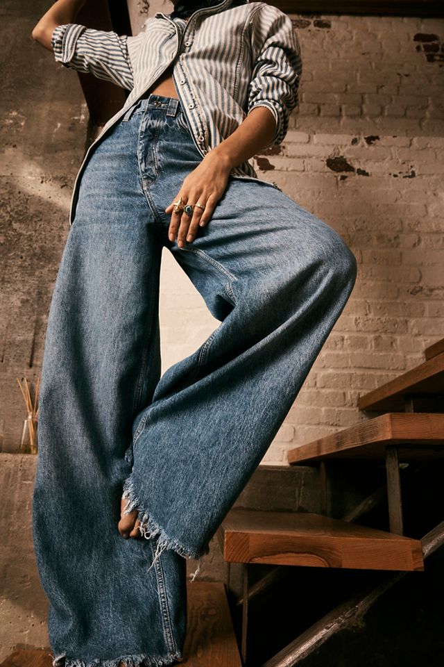 Free People Old West Slouchy Jeans. 4