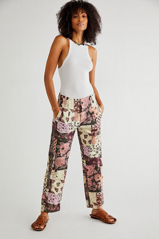 Roads Merge Straight Leg Pants
