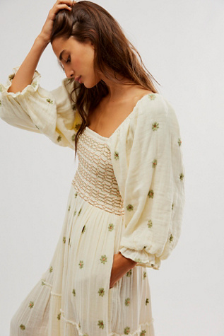Dahlia Embroidered Maxi Dress